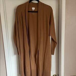 a new day Tan Open Front Cardigan